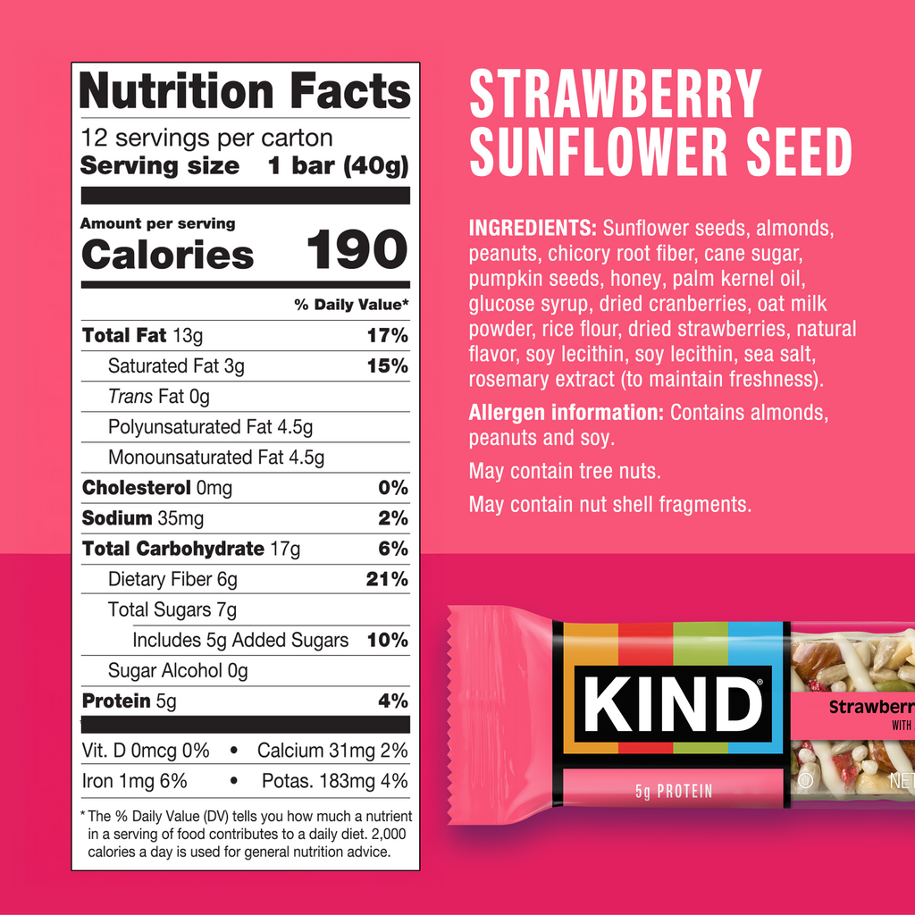 Strawberry Sunflower Seed