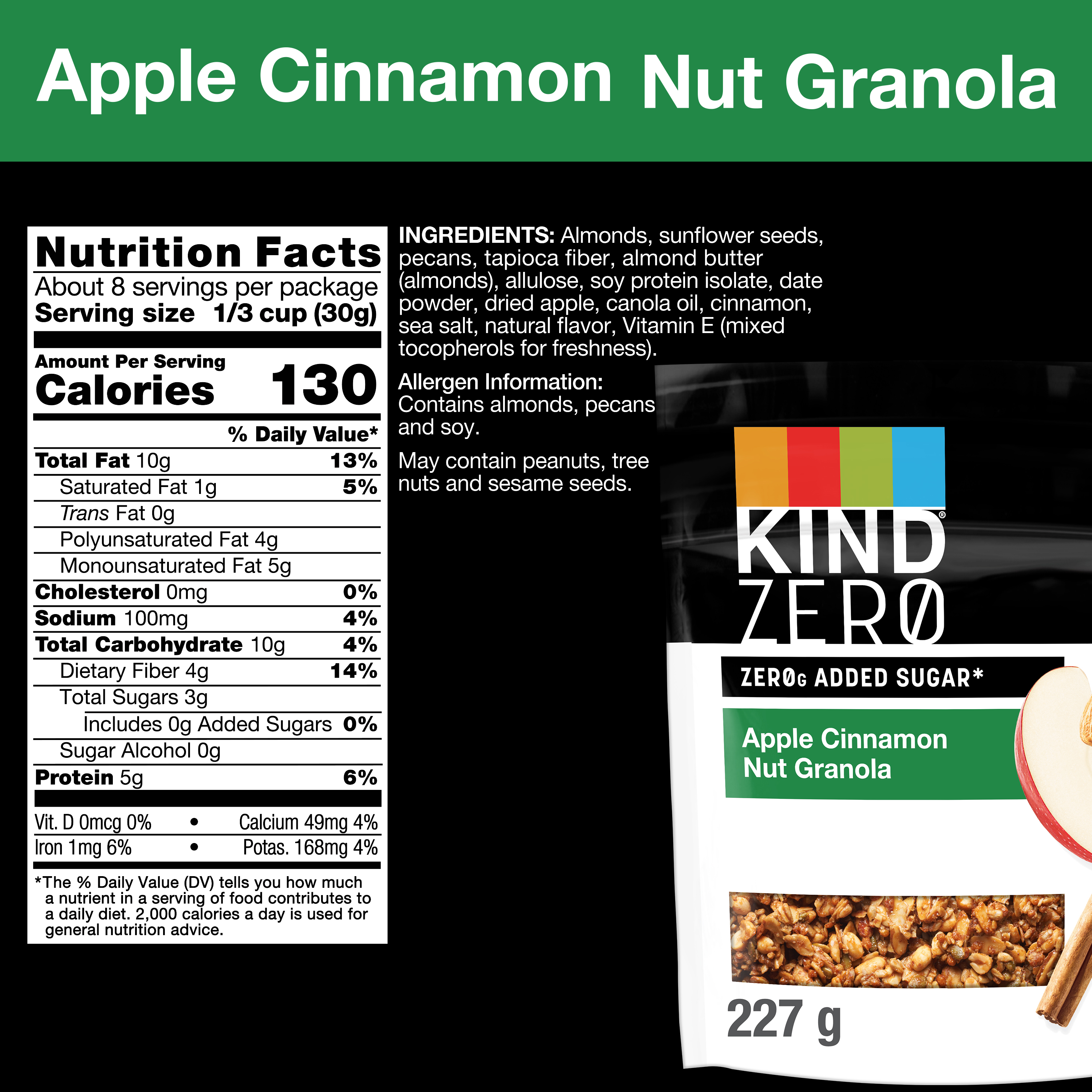 Apple Cinnamon Nut Granola